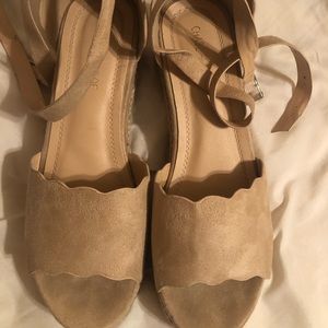 Cute Tan Wedges